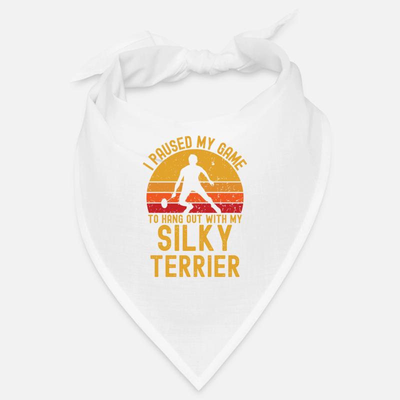 Badminton et Silky Terrier Bandana