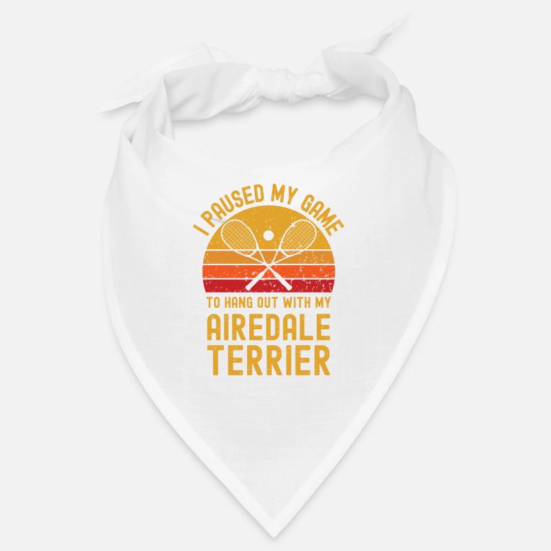 Courge et Airedale Terrier Bandana