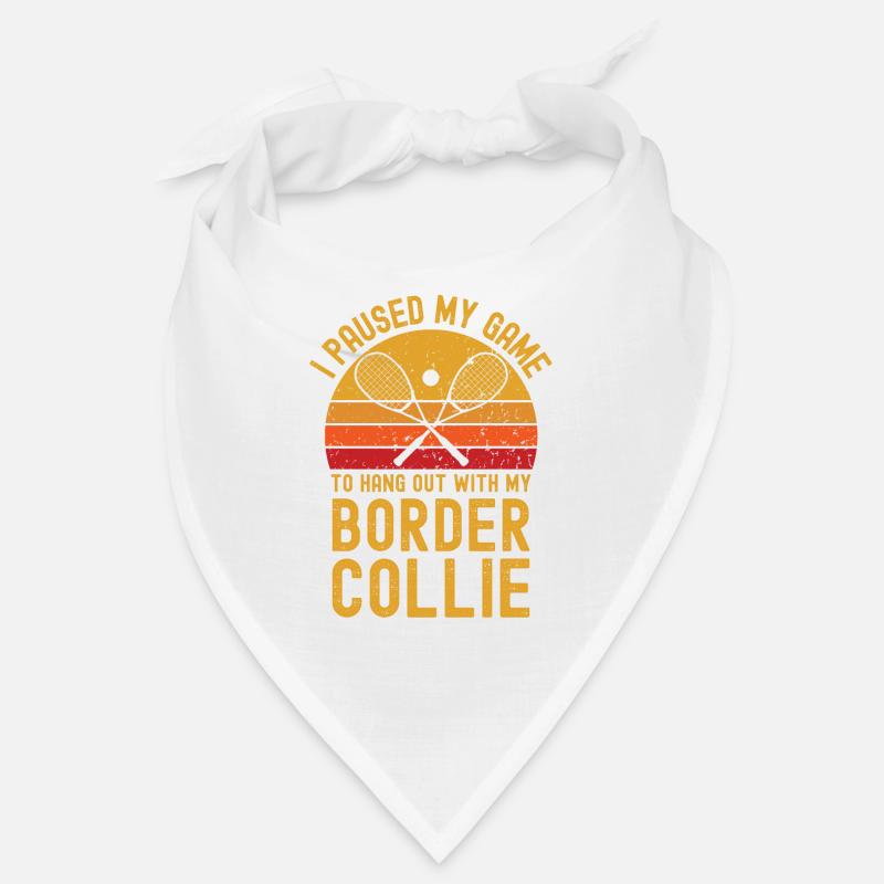 Courge et Border Collie Bandana