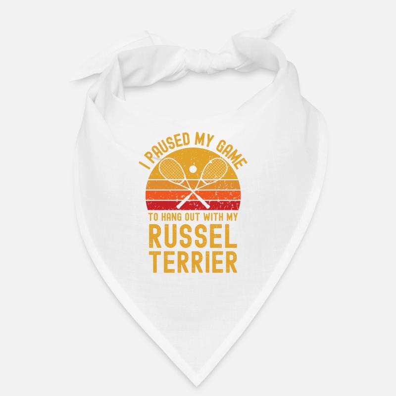 Courge et Russel Terrier Bandana