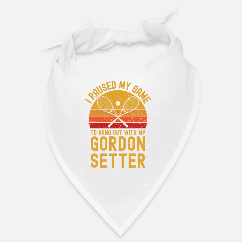 Squash et Gordon Setter Bandana