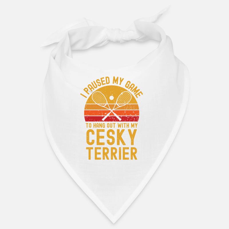 Squash and Cesky Terrier Bandana