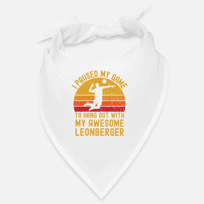Volleyball and Leonberger Bandana