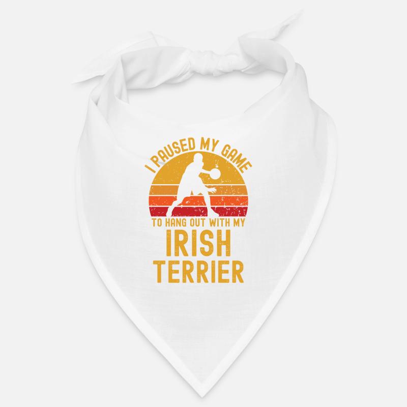 Basket-ball et Irish Terriers Bandana