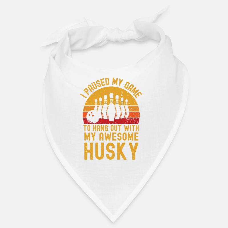 Bowling et husky Bandana