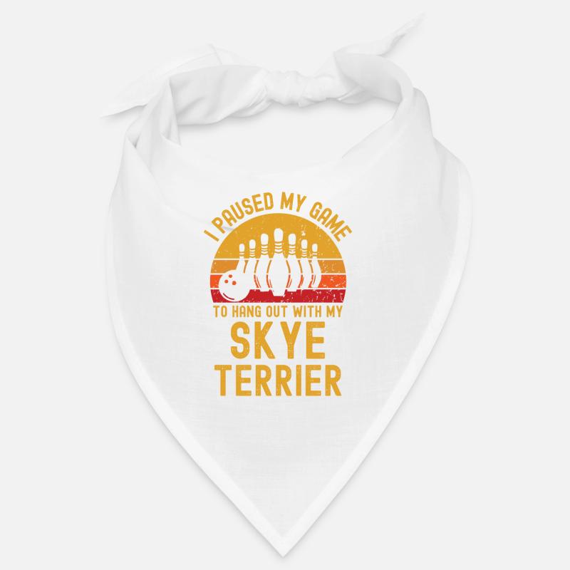 Bowling and Skye Terriers Bandana