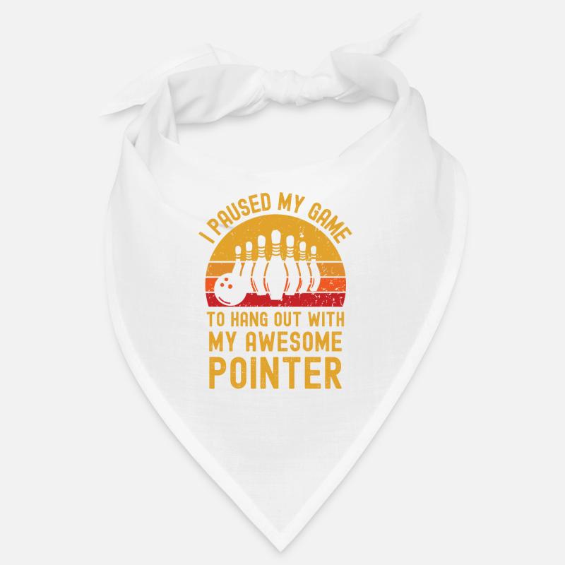 Bowling and Pointer Bandana