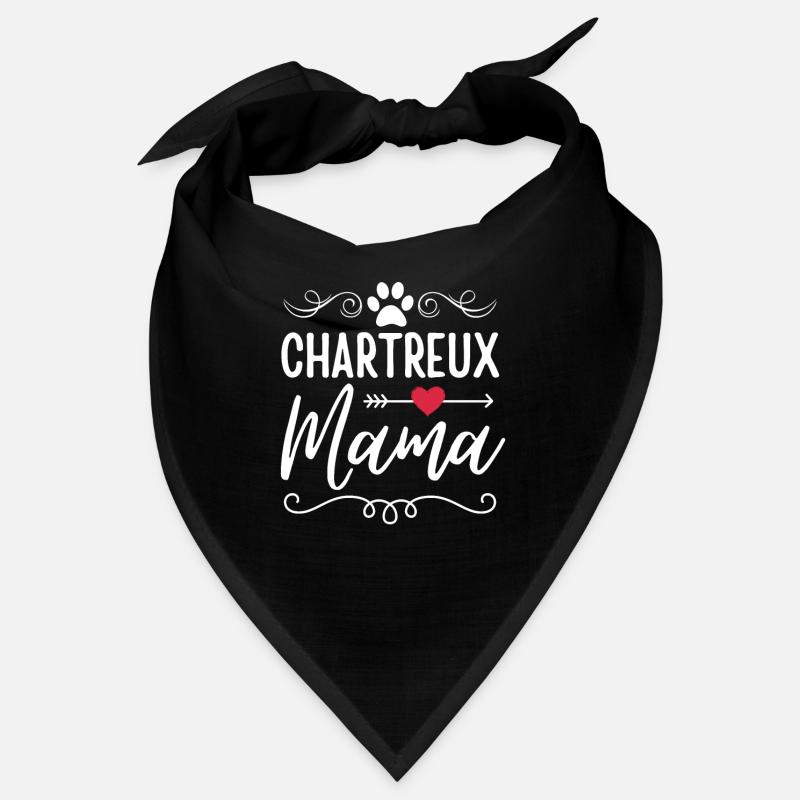 Kartäuser Katze Mama Bandana