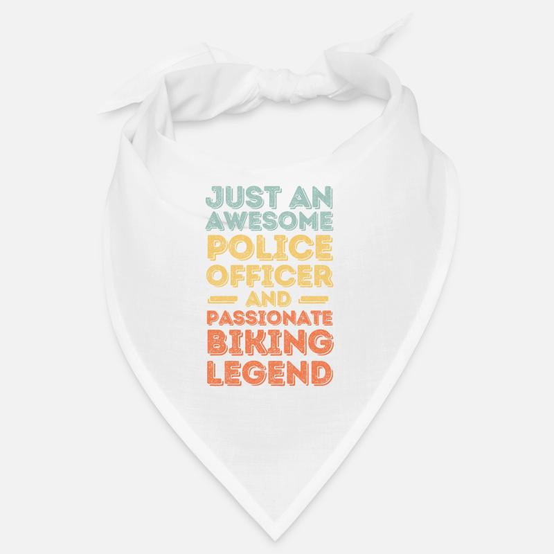 Policier Cyclisme Rétro Bandana