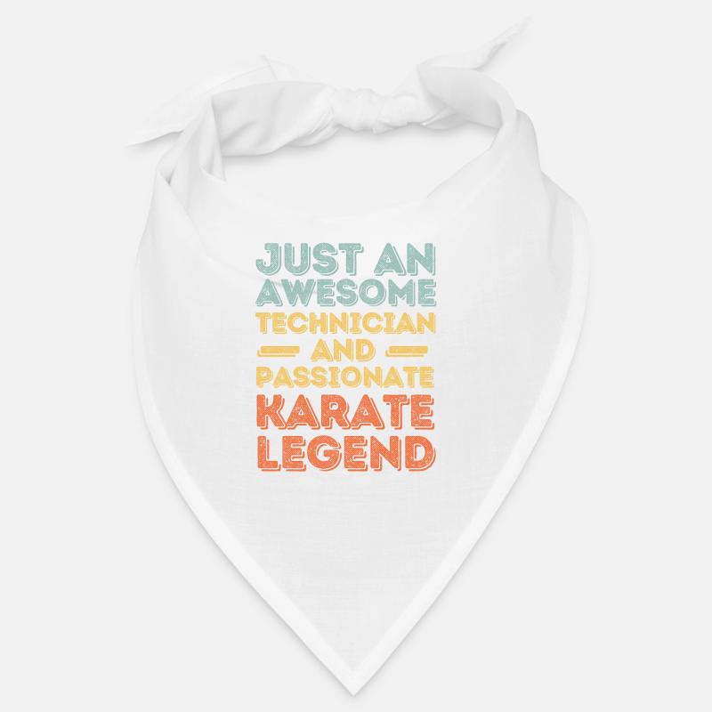 Techniker Karate retro Bandana