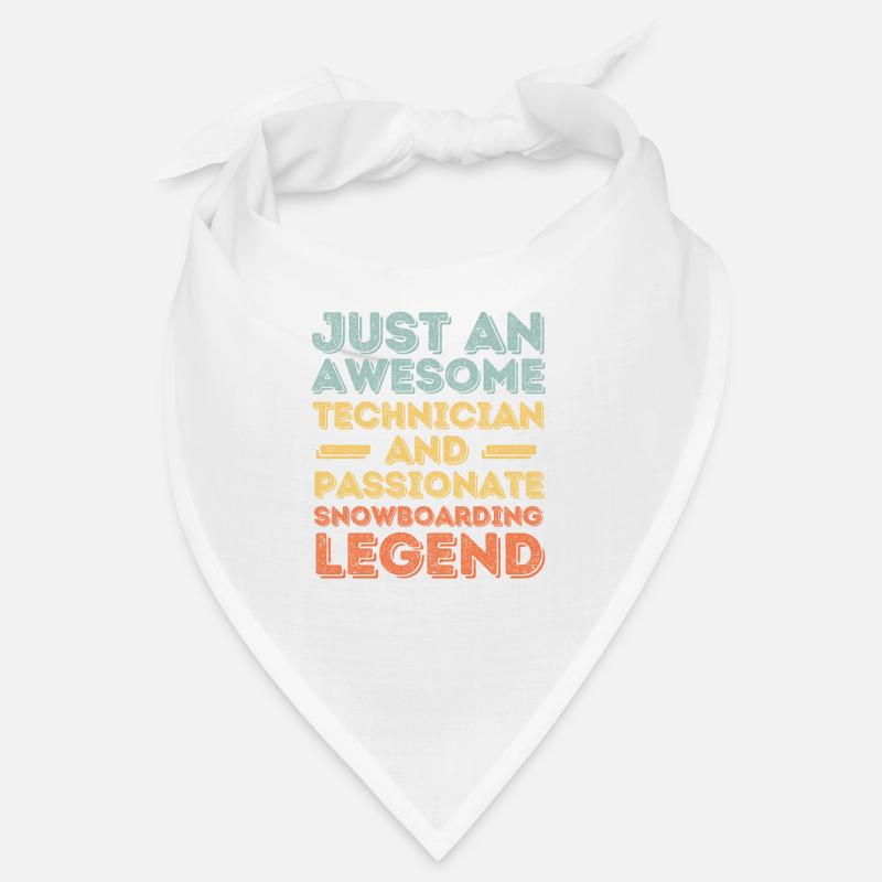 Techniker Snowboard retro Bandana