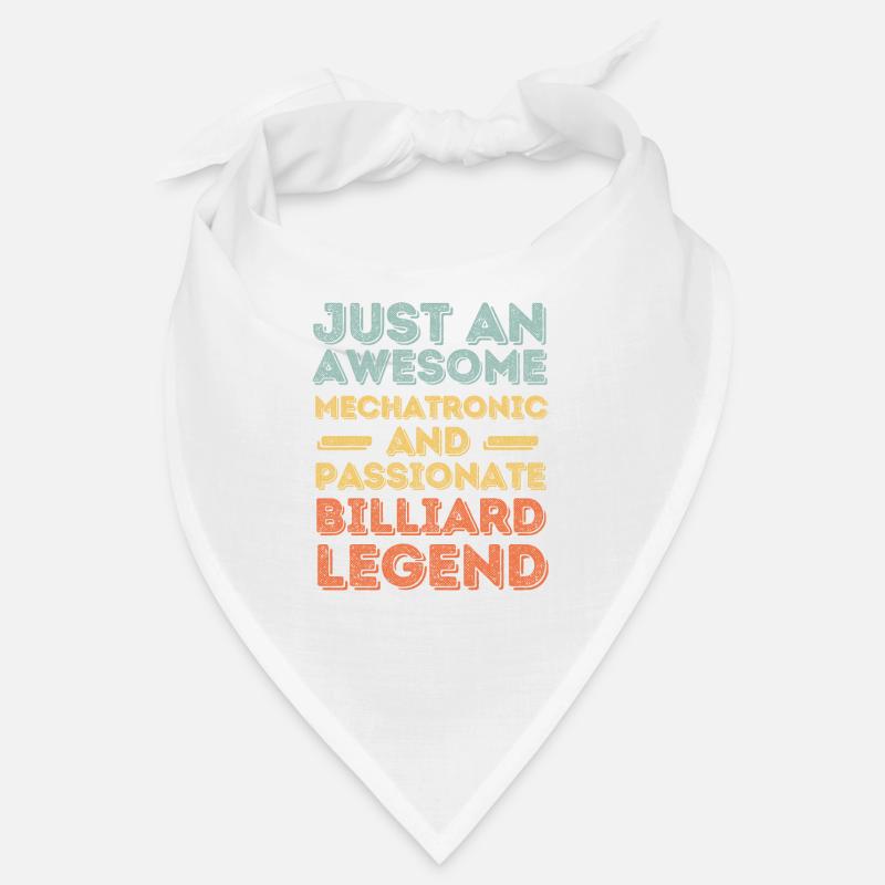 Mechatroniker Billard retro Bandana
