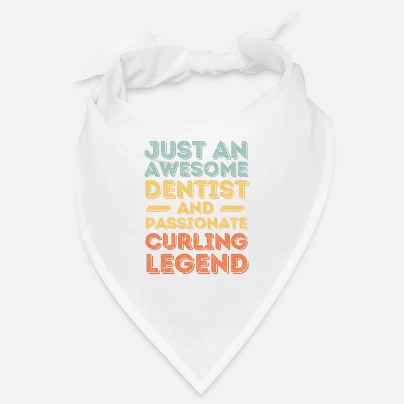 Dentiste Curling rétro Bandana