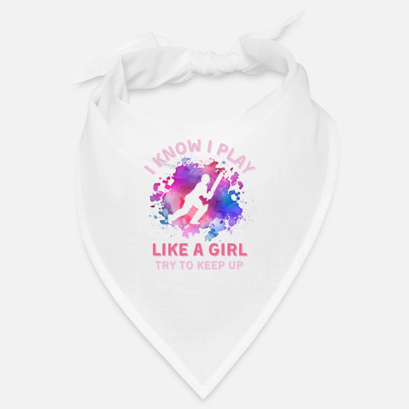 Frauen Cricket Mädchen - Bandana - Weiß