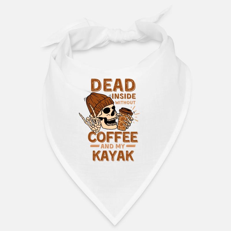 Kaffee Kajak Skelett Bandana
