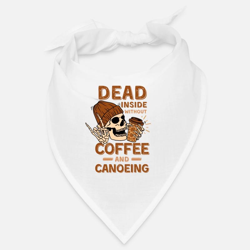 Café Canoë squelette Bandana