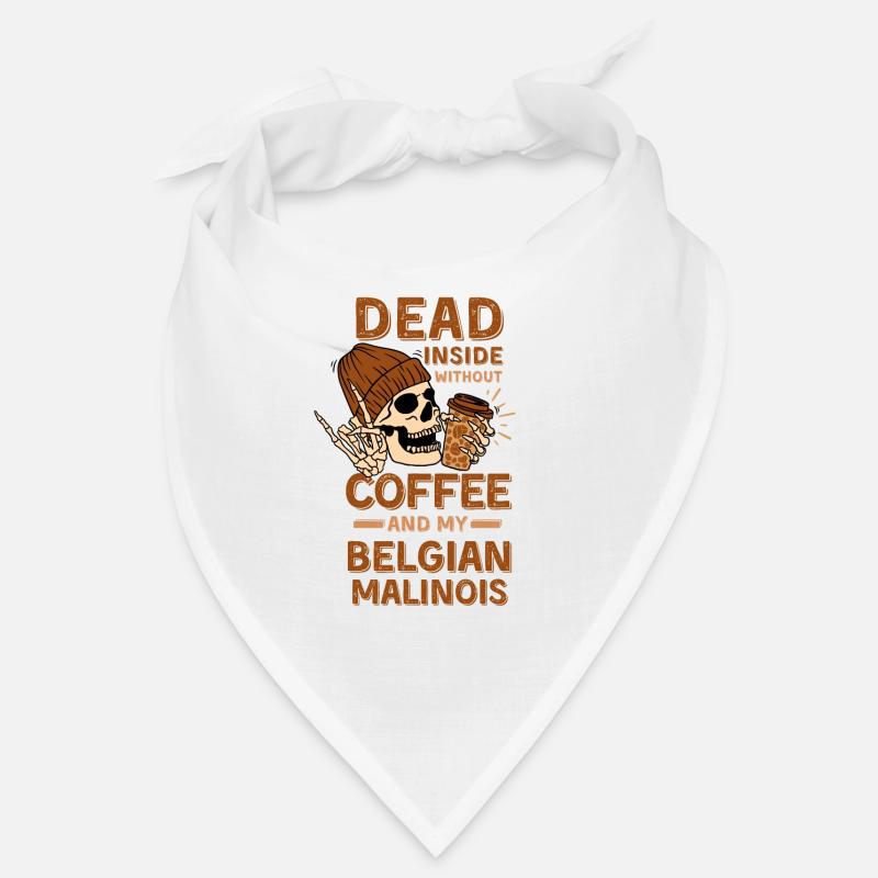 Kaffee belgisch-malinois Liebhaber Bandana