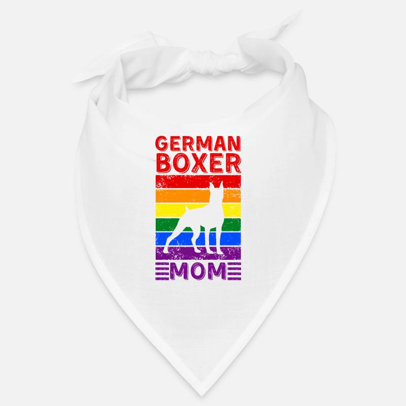 Drapeau arc-en-ciel LGBTQ de la boxeuse allemande Bandana