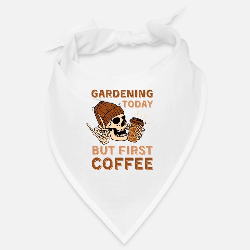 Kaffee Gartenbau Skelett Bandana
