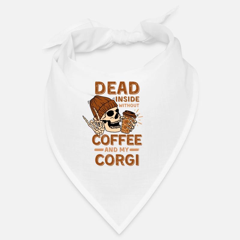 Kaffee Corgi Liebhaber Bandana