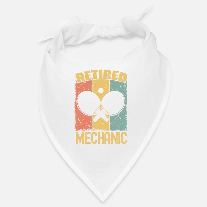 Mécanicien de tennis de table à la retraite Bandana