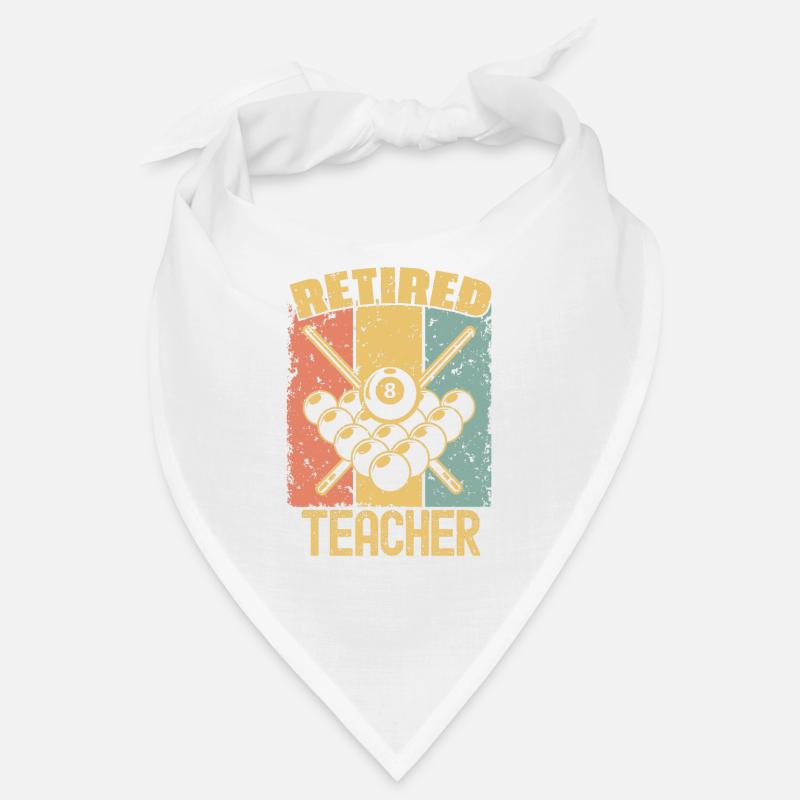 Billard Lehrer im Ruhestand Bandana