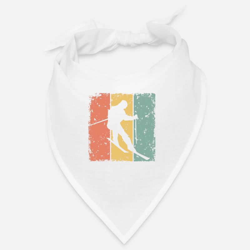 Skiing retro Bandana