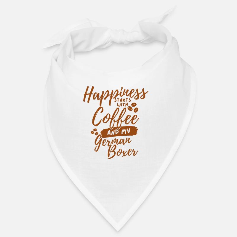 Coffee German-boxer lover Bandana