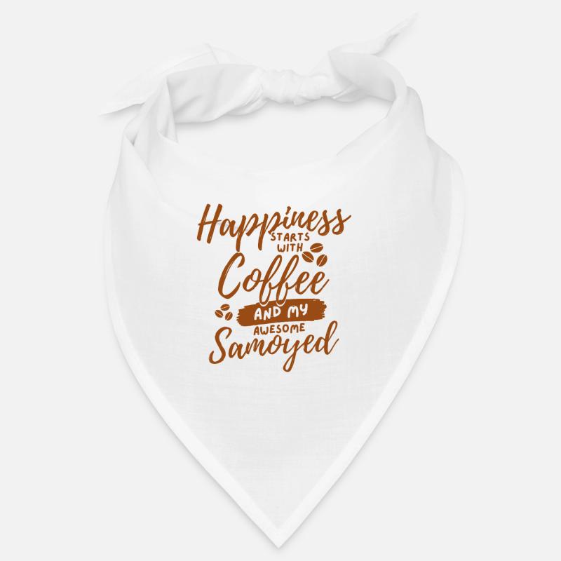 Coffee Samoyed lover Bandana