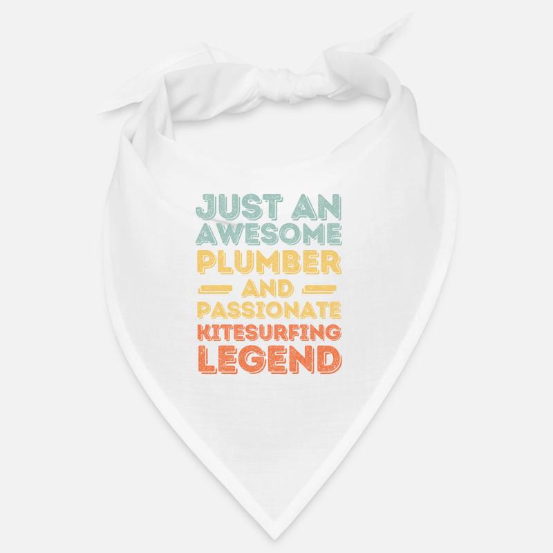 Plombier Kitesurf légende rétro Bandana