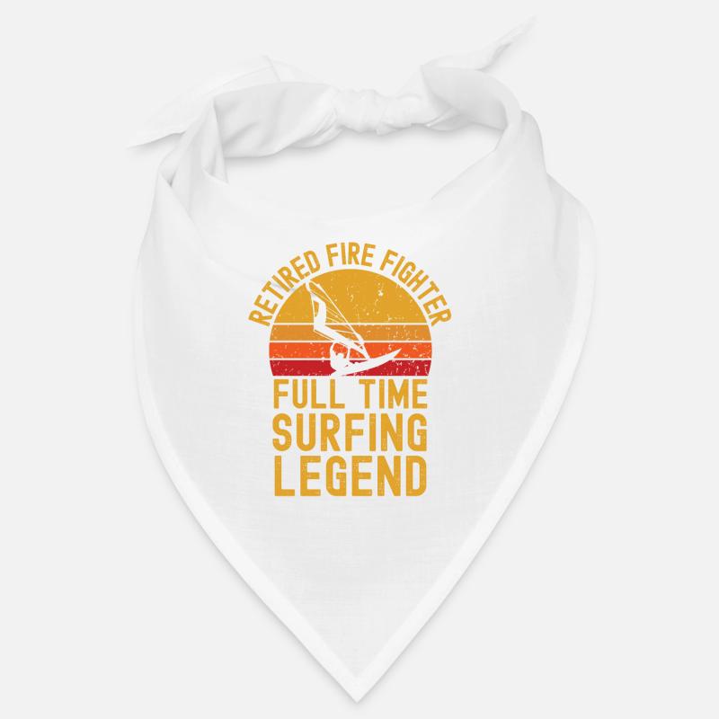 Retired fire fighter windsurfing legend Bandana