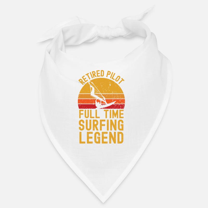 Retired pilot windsurfing legend Bandana