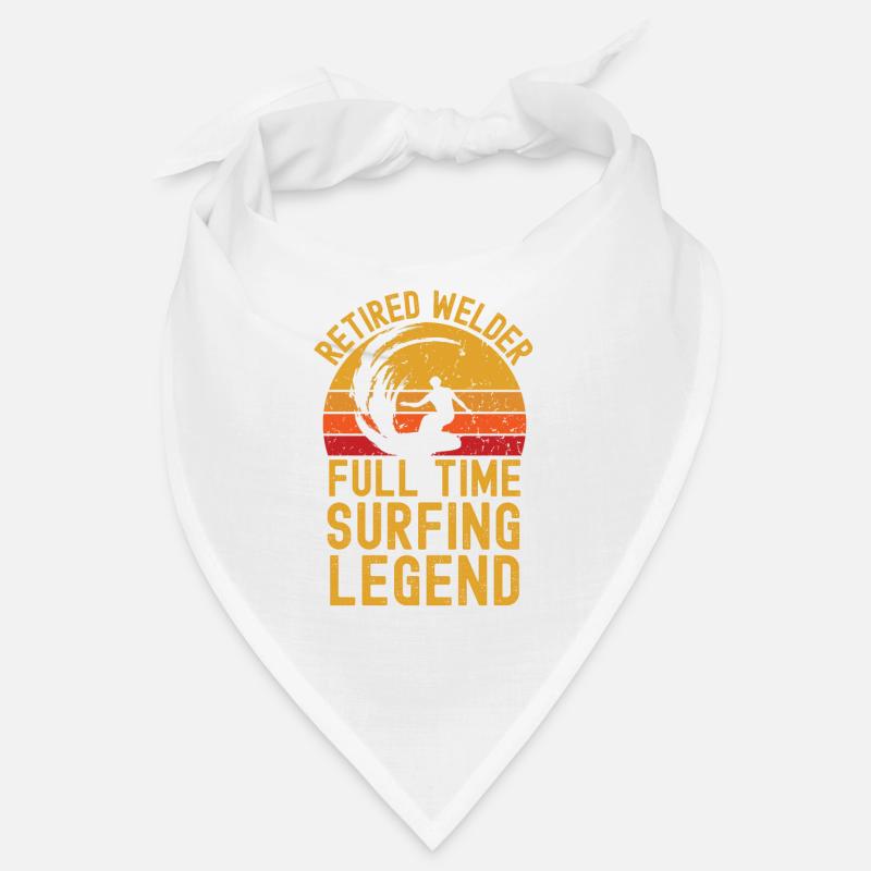 Retired welder surfing legend Bandana