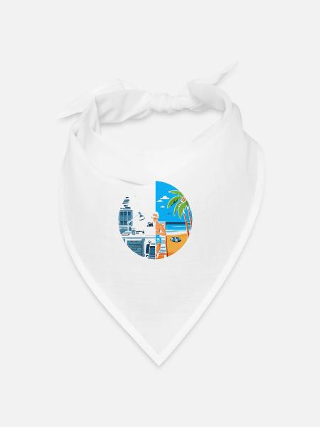 CPA Daydreams: Balancing Work and Bliss in Split - Bandana - white