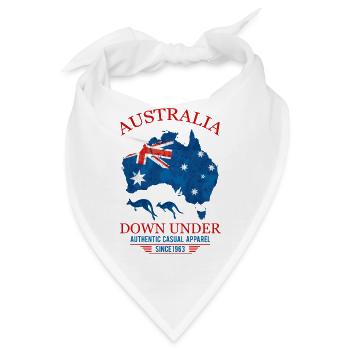 AUSTRALIA - DOWN UNDER 2 - Bandana - Weiß - Vorne