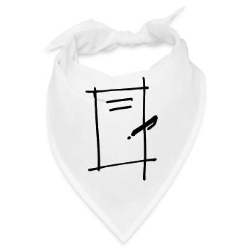 To Do Liste,Anzeige,Papier,Notizbuch,Organisation - Bandana - Weiß - Vorne