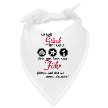 Glück Föhr - Bandana - Weiß - Vorne