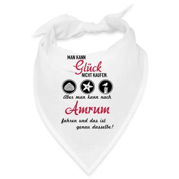 Glück Amrum - Bandana - Weiß - Vorne