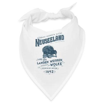 Aotearoa - Neuseeland - Bandana - Weiß - Vorne