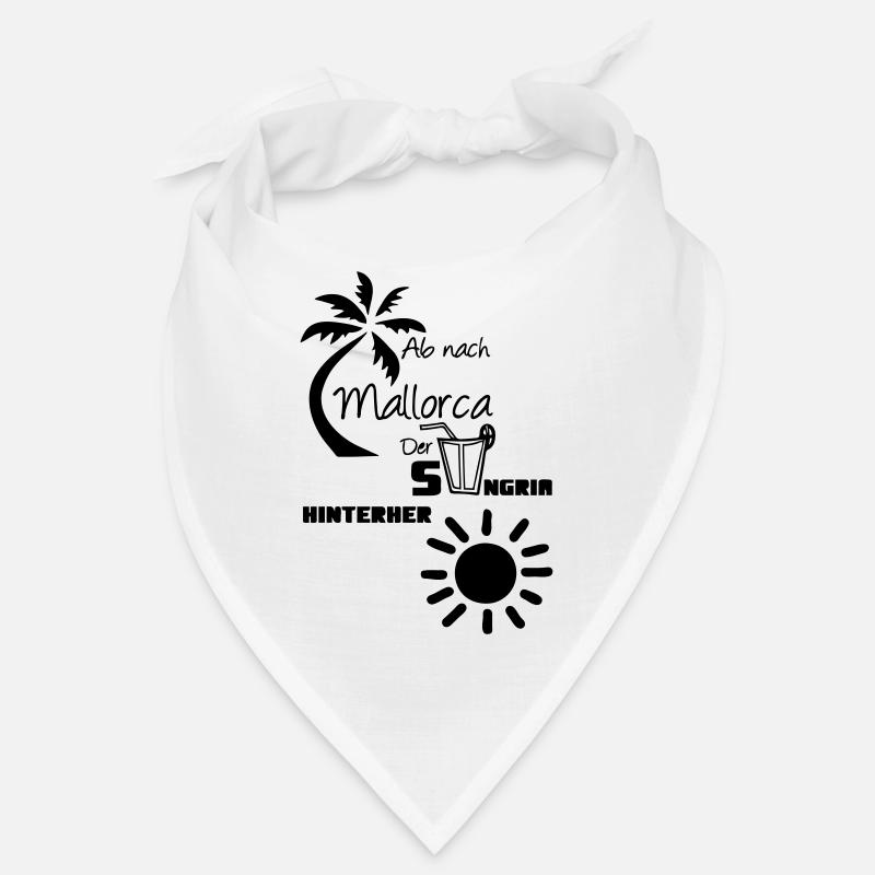 Mallorca Spruch Geschenk lustig Urlaub Bandana