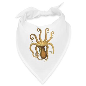 tintenfisch giant octopus krake kalmar sepien fish - Bandana - Weiß - Vorne