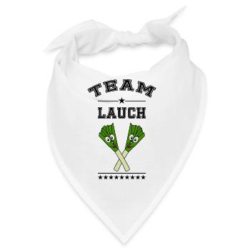 Team Lauch - Bandana - Weiß - Vorne