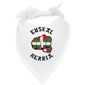 Baskische Land Design 2 - Bandana - Weiß - Vorne