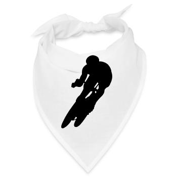 Rennrad - Bandana - Weiß - Vorne