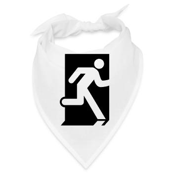 Emergency Exit - Bandana - Weiß - Vorne