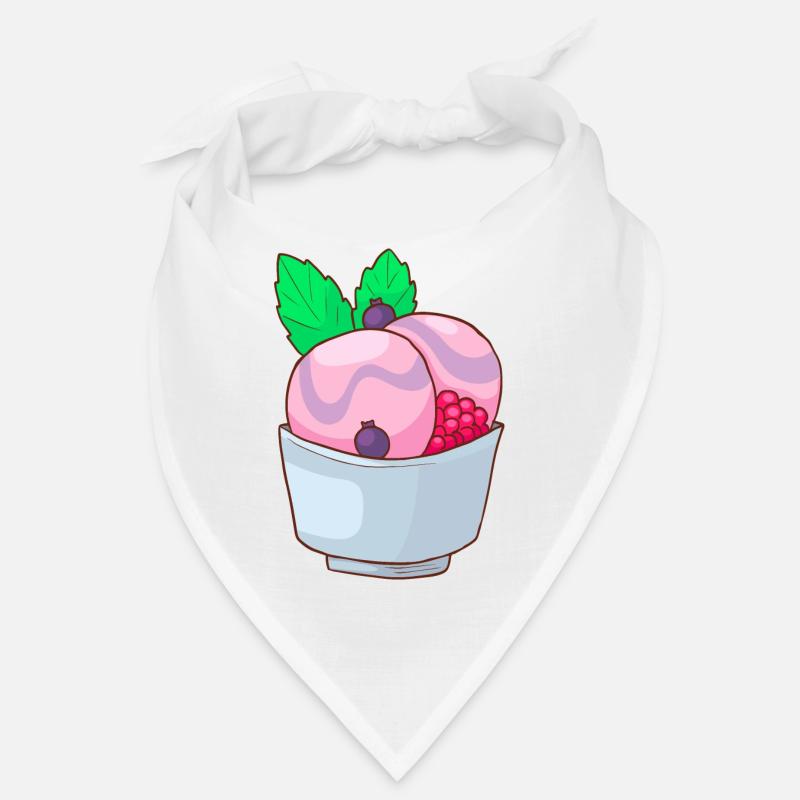Crème glacée, crème glacée, crème glacée, crème glacée, boule, crème glacée, sundae Bandana