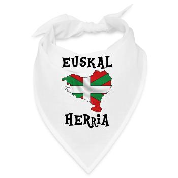 Baskische Land Design 107 - Bandana - Weiß - Vorne