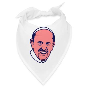 Francois Papst des Hl. Pere personnalite - Bandana - Weiß - Vorne