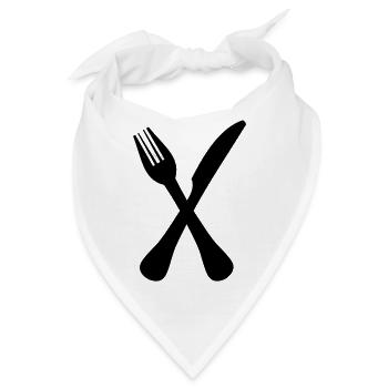 besteck - Bandana - Weiß - Vorne