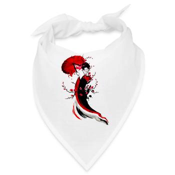 Geisha - Bandana - Weiß - Vorne